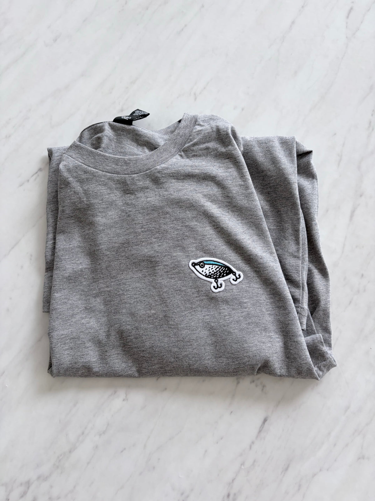 Long Sleeve Embroidered Patch Logo T-Shirt