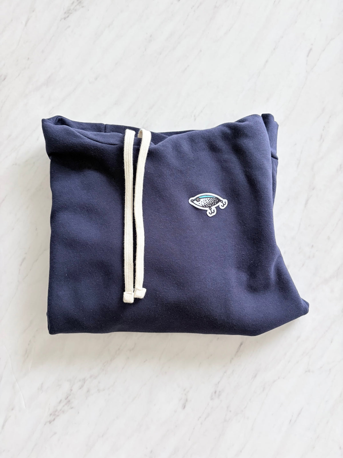 Embroidered Patch Logo Hoodie
