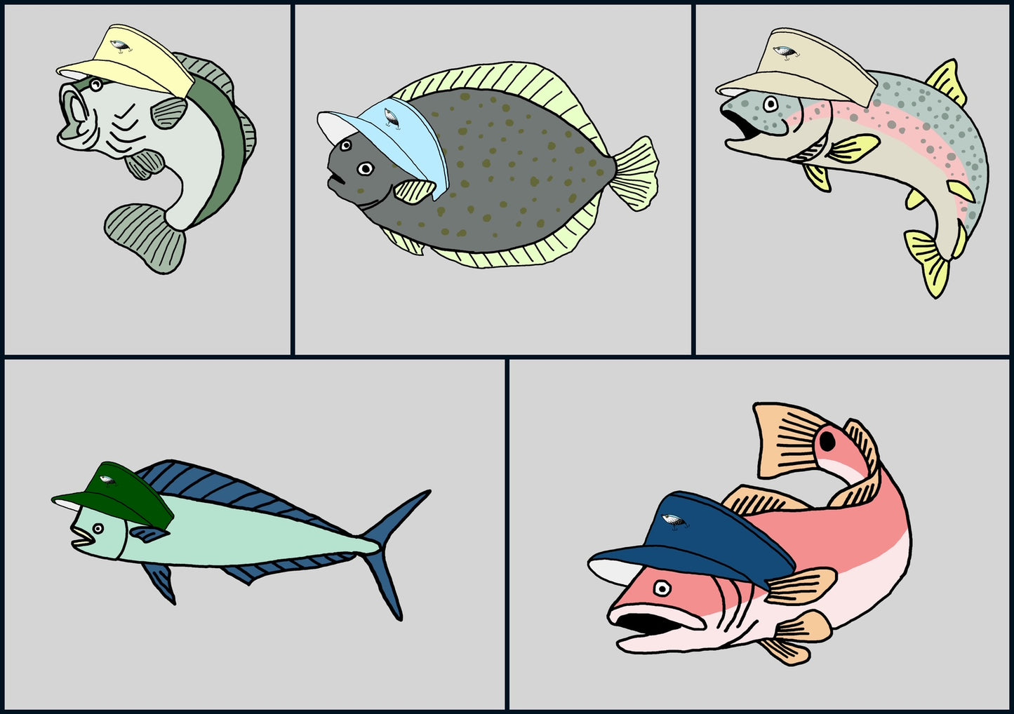 Visor Fish UPF Sun Hoodie