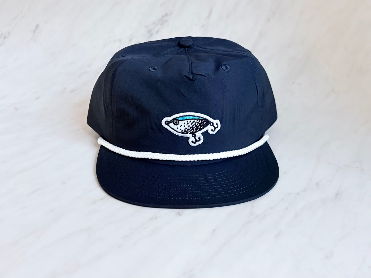 Embroidered Patch Logo Snapback Rope Hat