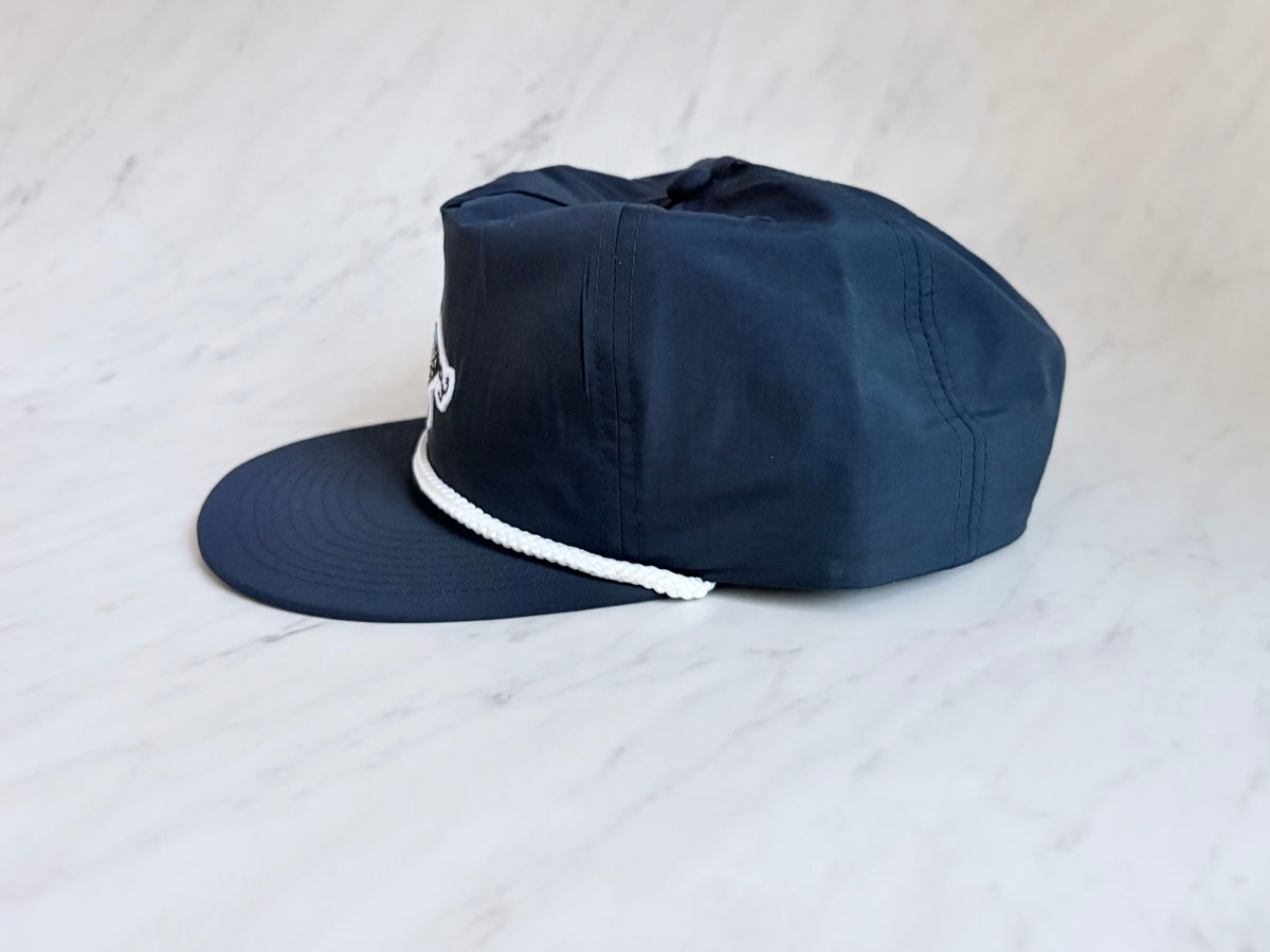 Embroidered Patch Logo Snapback Rope Hat