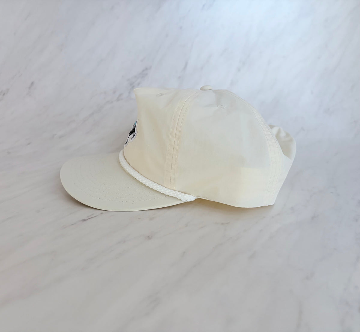 Embroidered Patch Logo Snapback Rope Hat