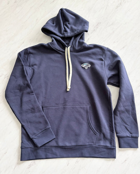 Embroidered Patch Logo Hoodie